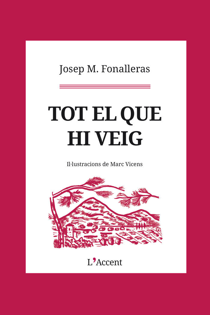 Tot el que hi veig, de Fonalleras, Josep M. | portada del libro