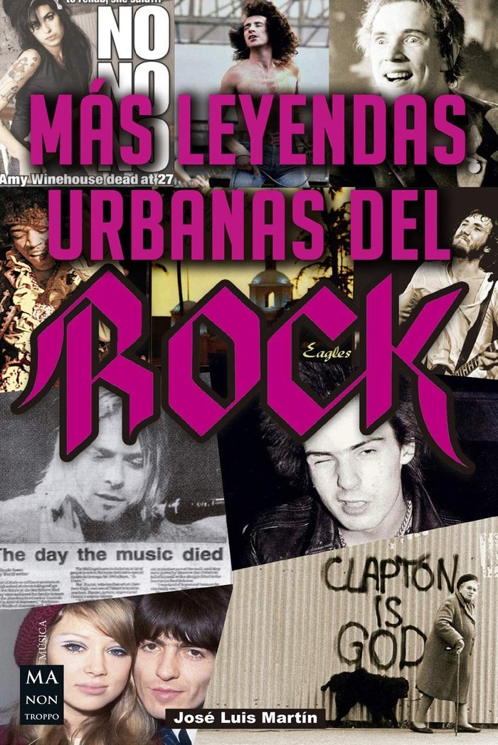 Más leyendas urbanas del rock, de Martín Caperote | portada del libro