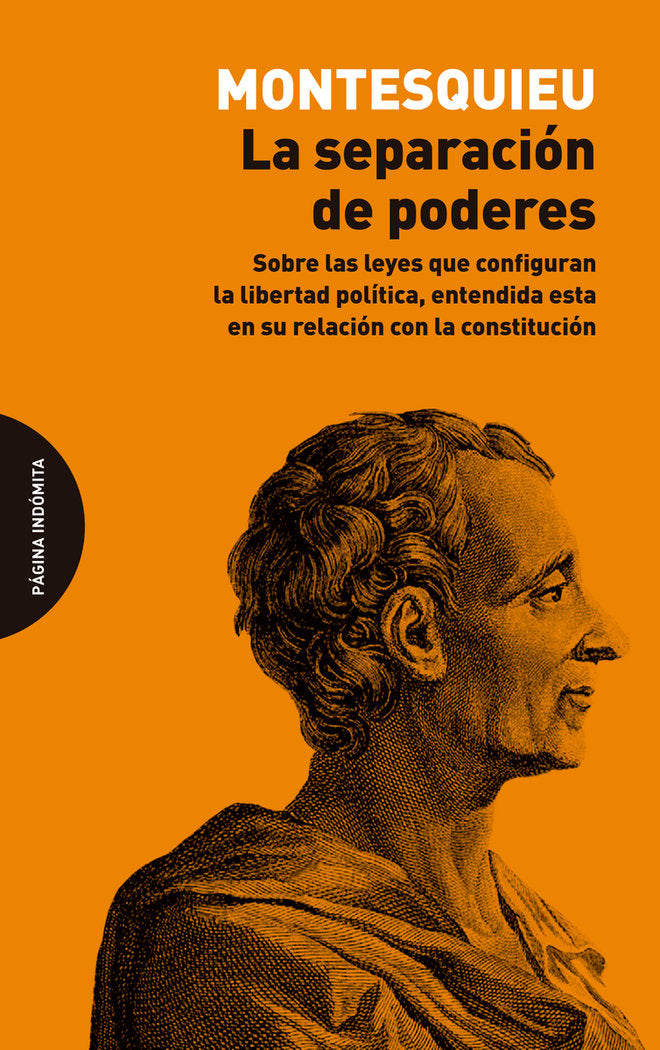 La separación de poderes, de Montesquieu | portada del libro