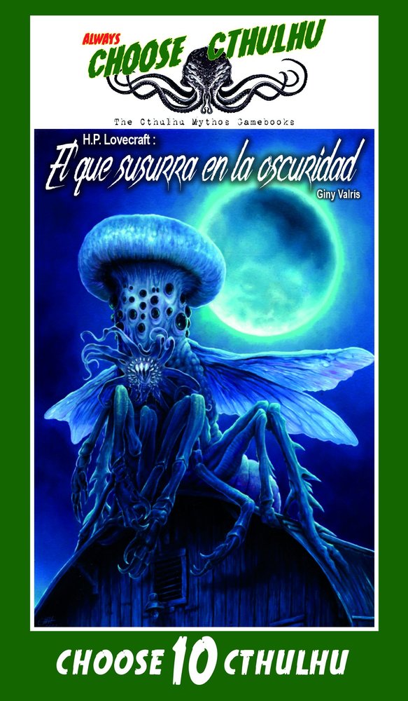 Choose Cthulhu 10: El que susurra en la oscuridad VINTAGE, de EDWARD T RIKER | portada del libro