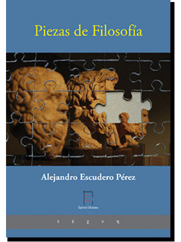 Piezas de Filosofía, de Escudero Pérez | portada del libro