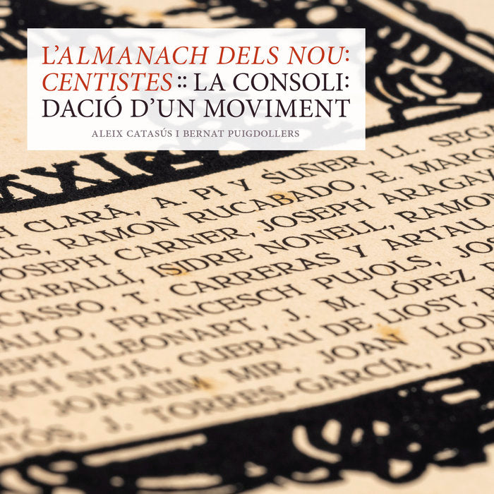 L.ALMANACH DELS NOUCENTISTES, de CATASUS, ALEIX | portada del libro