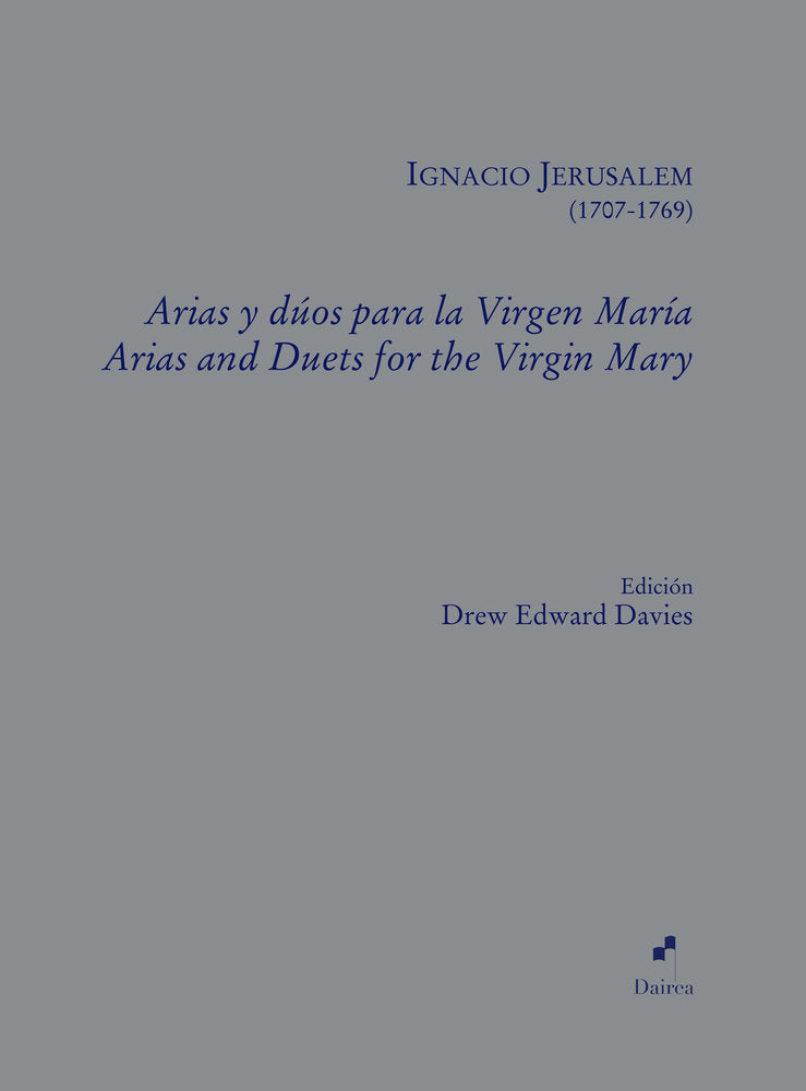 Arias y dúos para la Virgen María | portada del libro