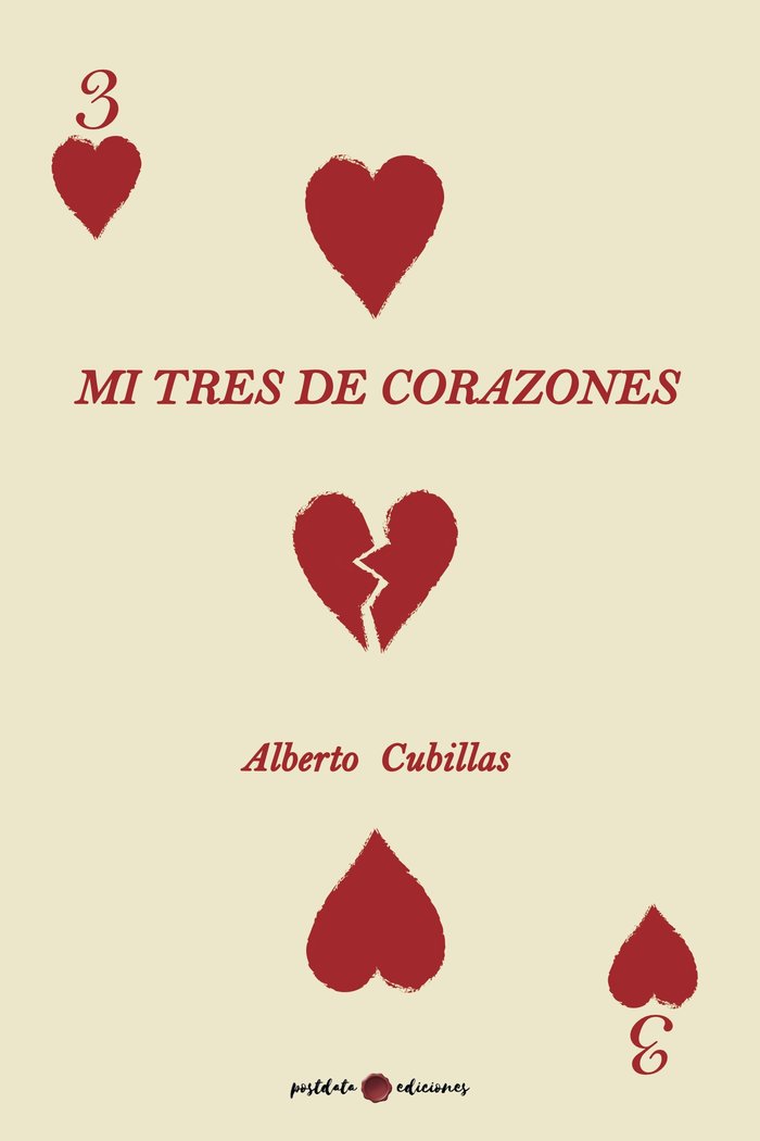 Mi tres de corazones, de Cubillas, Alberto | portada del libro