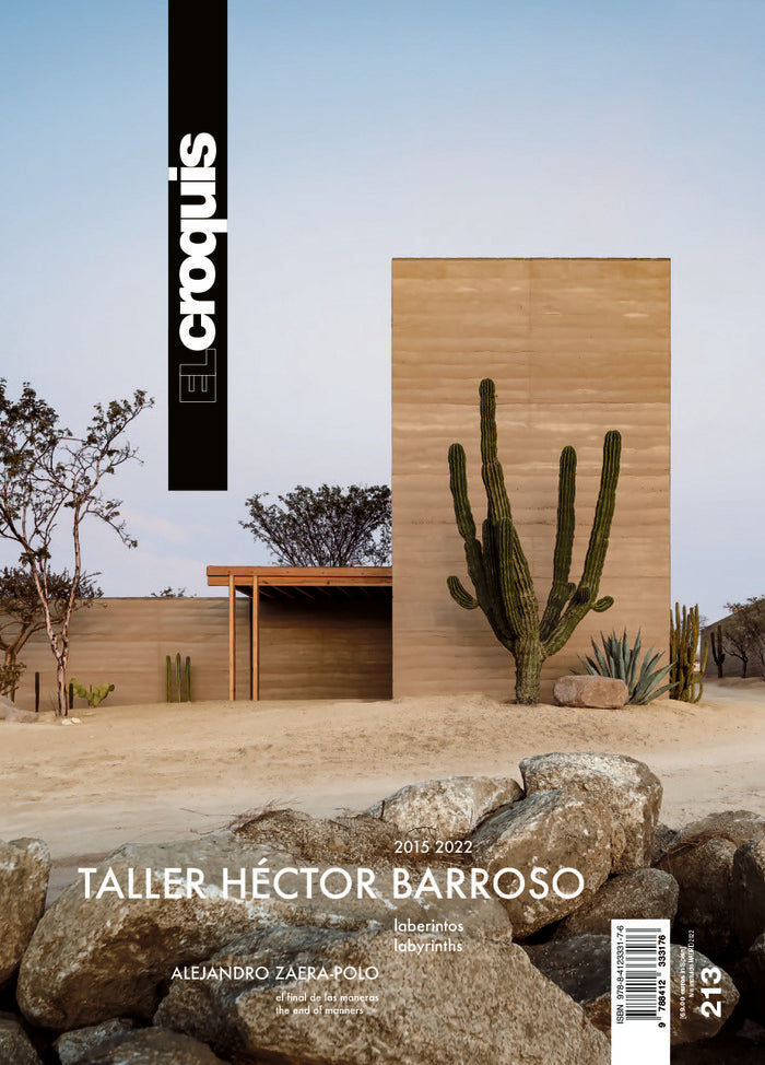 CROQUIS 213 (2015-2022) TALLER HECTOR BARROSO | portada del libro