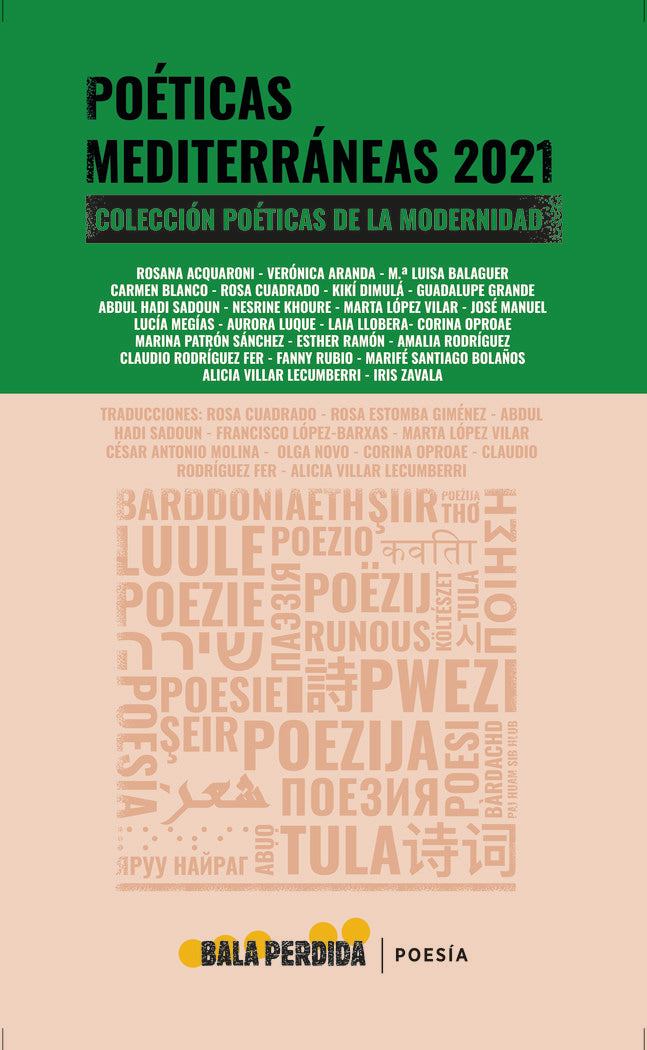 POÉTICAS MEDITERRÁNEAS 2021, de VV. AA, VV.AA | portada del libro