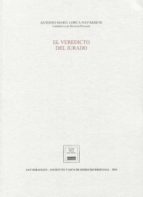 El veredicto del jurado, de Antonio María Lorca Navarrete | portada del libro