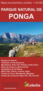 Parque Natural de Ponga. Mapa excursionista y turístico, de ALBERTO ALVAREZ RUIZ | portada del libro
