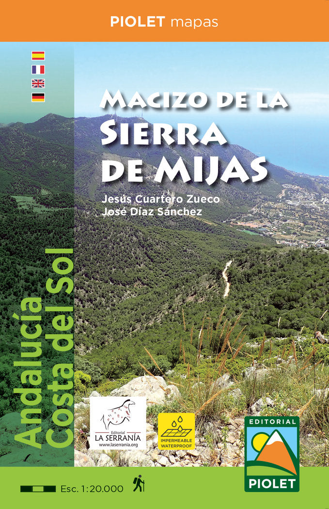 Macizo de la Sierra de Mijas, de Piolet, Editorial | portada del libro