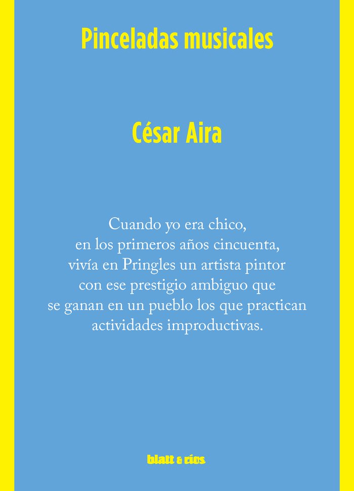 Pinceladas musicales, de AIRA, CESAR | portada del libro