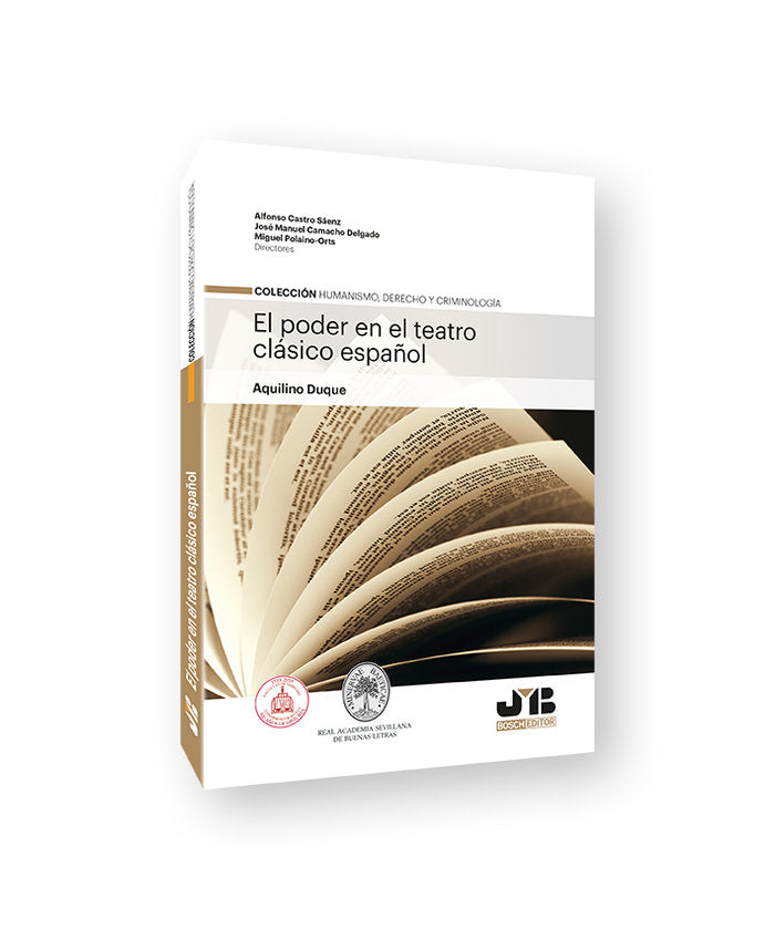 EL PODER EN EL TEATRO CLASICO ESPAÑOL, de DUQUE GIMENO, AQUILINO | portada del libro