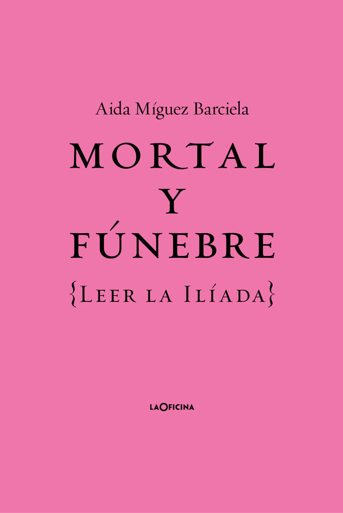 Mortal y fúnebre, de BARCIELA | portada del libro