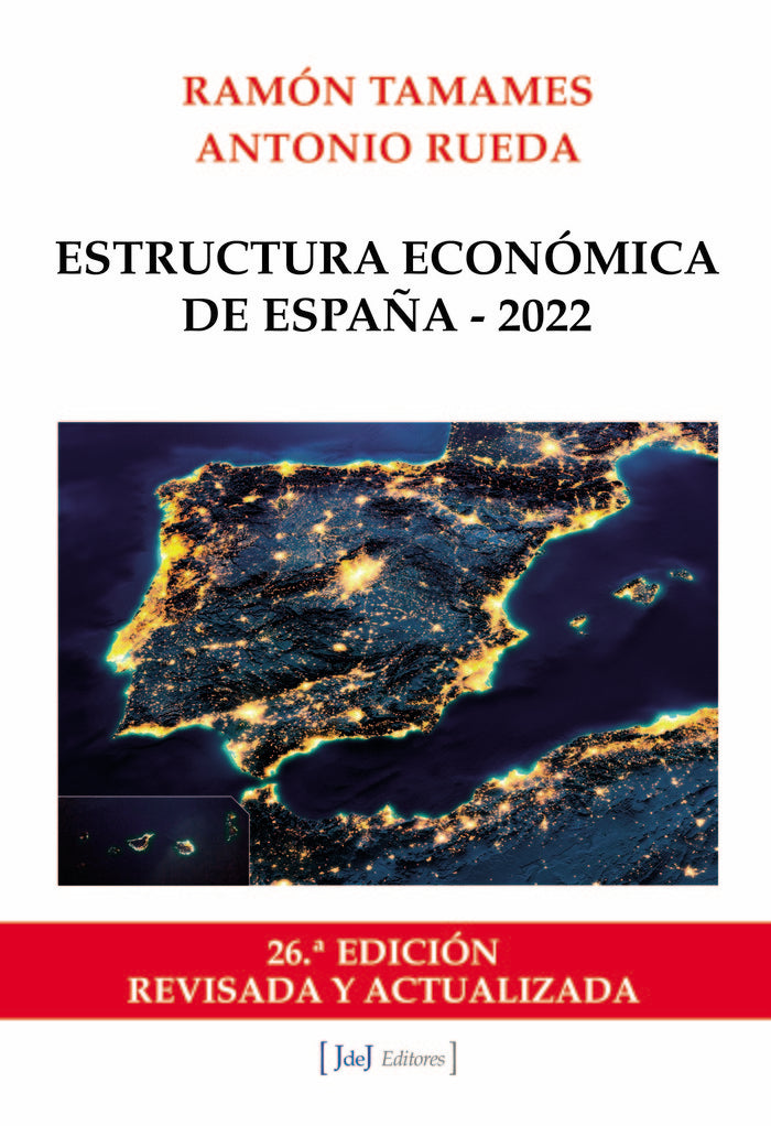 ESTRUCTURA ECONOMICA DE ESPAÑA - 2022, de TAMAMES, RAMON | portada del libro