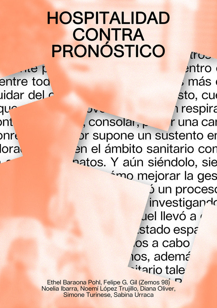 HOSPITALIDAD CONTRA PRONOSTICO, de BARAONA POHL | portada del libro