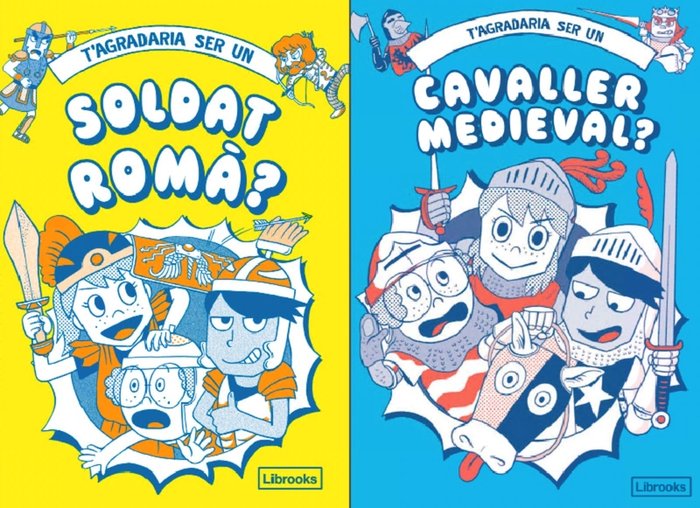 T'AGRADARIA SER UN SOLDAT ROMA O UN CAVALLER MEDIEVAL?, de PHILIP MATYSZAK, GEORGIA AMSON-BRADSHAW, TAKAYO AKIYAMA | portada