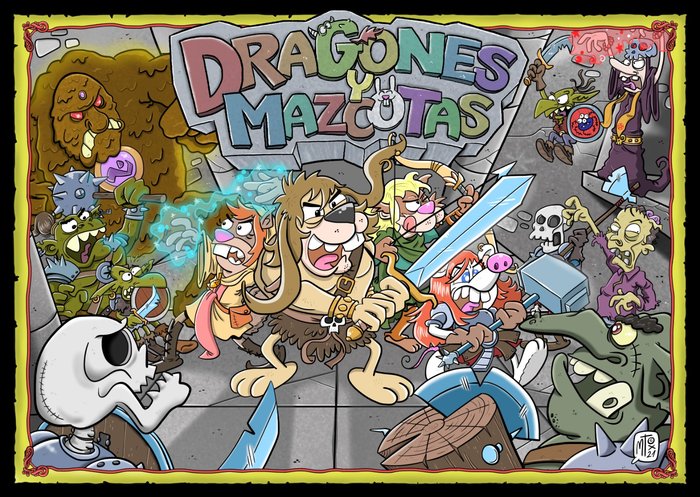 Dragones y Mazcotas, de Martín Ojeda, Rubén "Mudito" | portada del libro