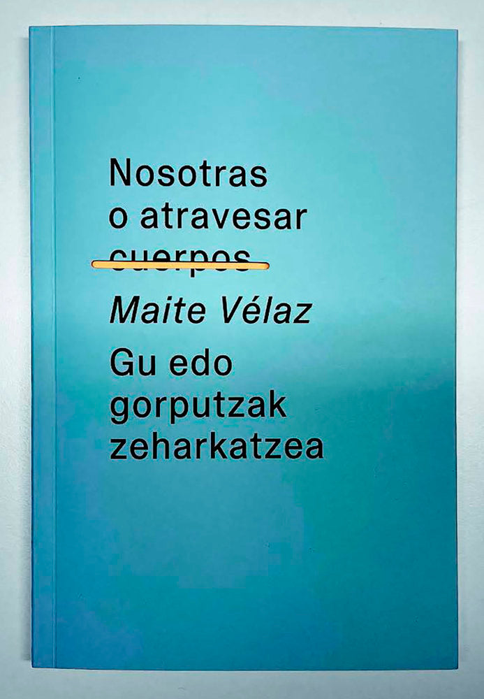 NOSOTRAS O ATRAVESAR CUERPOS / GU EDO GORPUTZAK ZEHARKATZEA, de VELAZ, MAITE | portada del libro