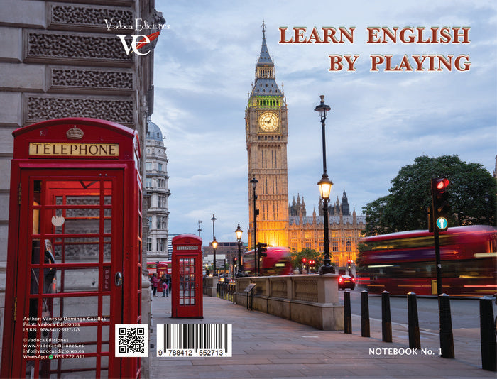 LEARN ENGLISH BY PLAYING NOTEBOOK 1 | portada del libro