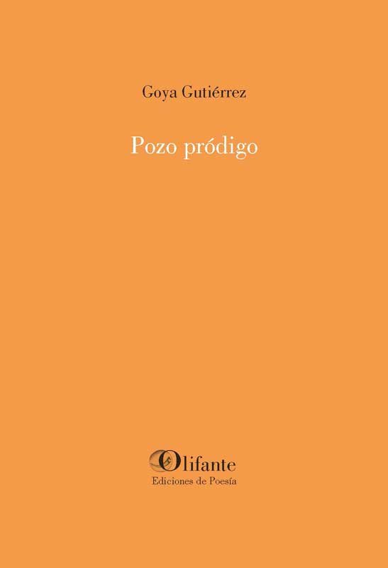 POZO PRODIGO, de GUTIERREZ, GOYA | portada del libro