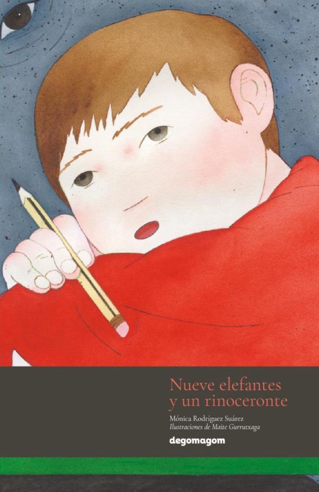 Nueve elefantes y un rinoceronte, de Gurrutxaga, Maite | portada del libro