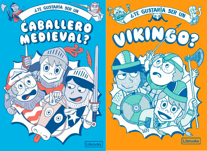 ¿TE GUSTARIA SER UN CABALLERO MEDIEVAL O UN VIKINGO?, de JOHN HAYWOOD, GEORGIA AMSON-BRADSHAW, TAKAYO AKIYAMA | portada del l