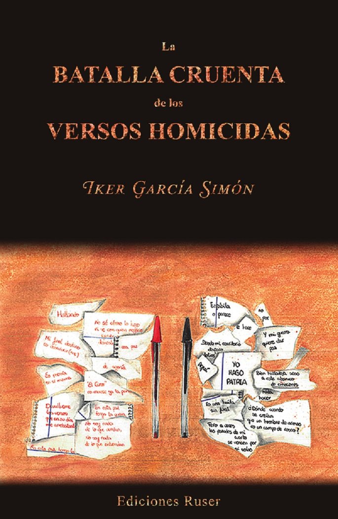La batalla cruenta de los versos homicidas, de García Simón, Iker | portada del libro