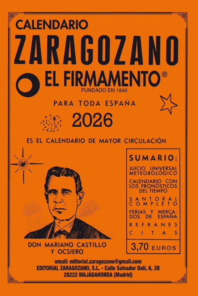 Calendario zaragozano 2026, de AA.VV. | portada del libro