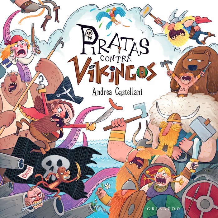 Piratas contra vikingos, de CASTELLANI,ANDREA | portada del libro