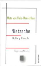 NIETZSCHE. NOBLE Y FILOSOFO, de META VON SALIS MARSCHLINS | portada del libro