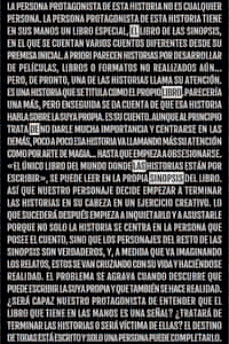LIBRO DE LAS SINOPSIS, EL, de PIZARRO | portada del libro
