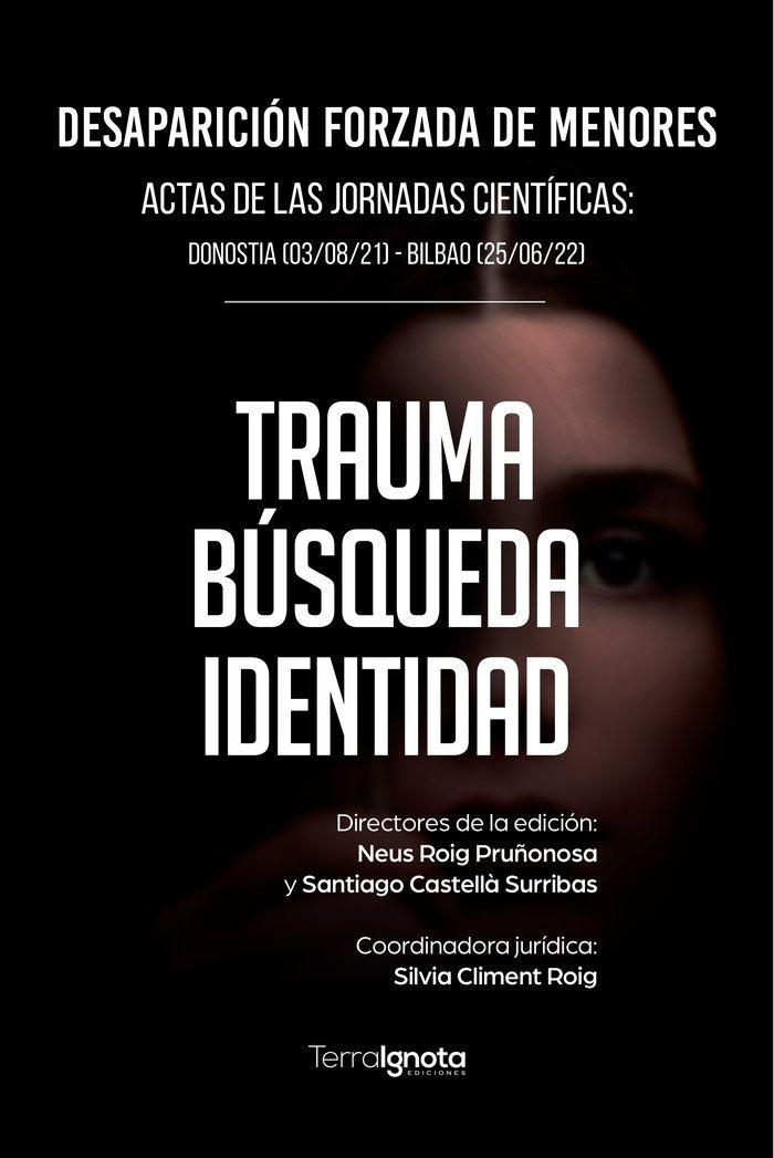 Desaparición forzada de menores, de Castellà Surribas, Santiago | portada del libro