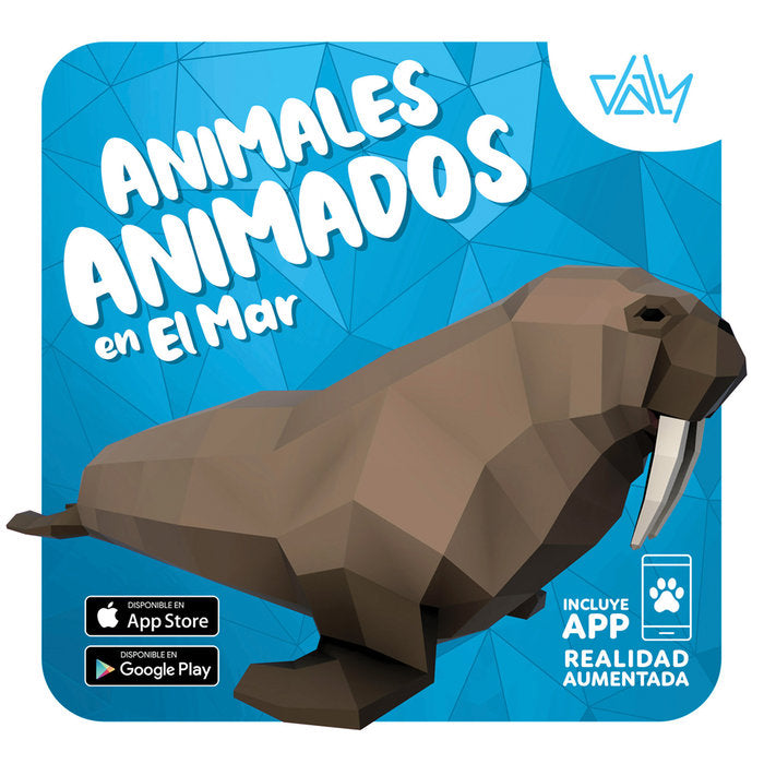 ANIMALES ANIMADOS EN EL MAR, de Daly | portada del libro