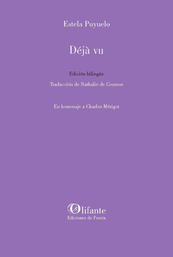 DEJA VU, de PUYUELO, ESTELA | portada del libro