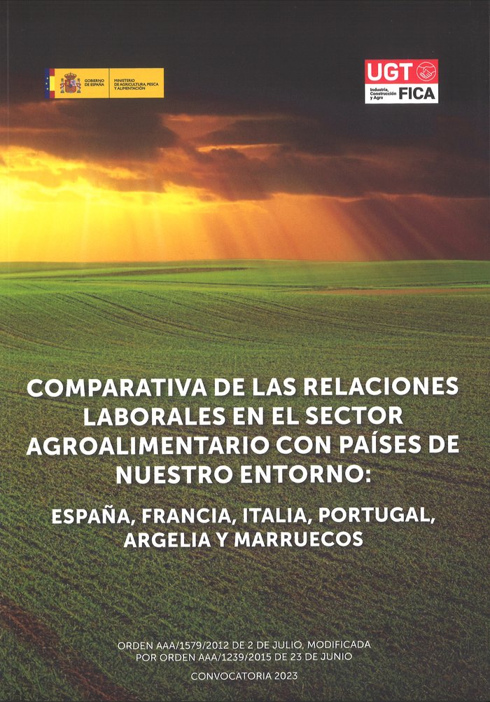 COMPARATIVA DE LAS RELACIONES LABORALES EN EL SECTOR AGROAL | portada del libro