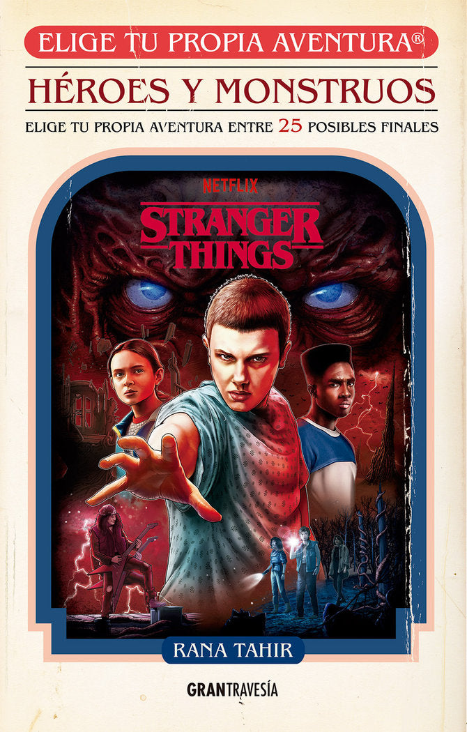 STRANGER THINGS - HÉROES Y MONSTRUOS, de TAHIR | portada del libro