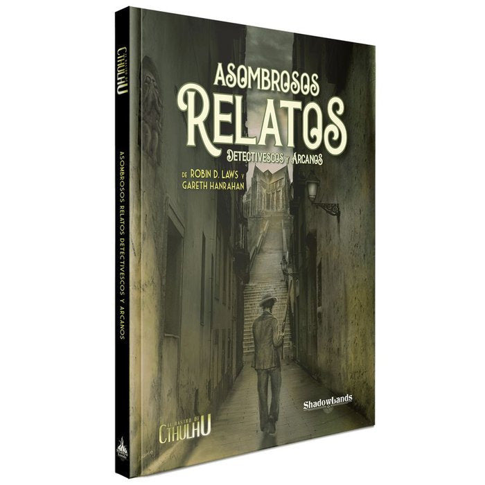 JUEGO DE ROL ASOMBROSOS RELATOS DETECTIVESCOS Y ARCANOS | portada del libro