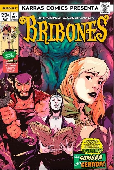BRIBONES (¡LA SOMBRA SOBRE GERADA!), de EL TORRES#COLLAR | portada del libro