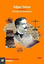 FILOSOFIA DEL DESENCANTO, de EDGAR SALTUS | portada del libro
