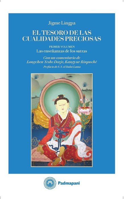 El tesoro de las cualidades preciosas 1, de Jigme Lingpa | portada del libro