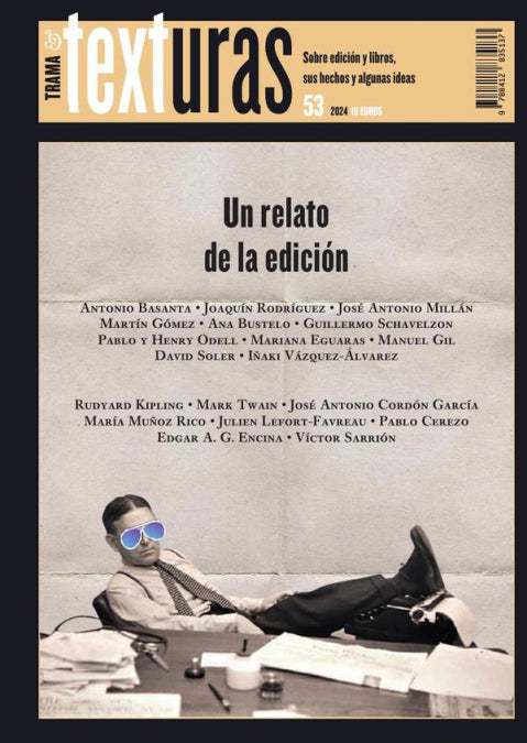 TEXTURAS 53. UN RELATO DE LA EDICION, de VARIOS AUTORES | portada del libro