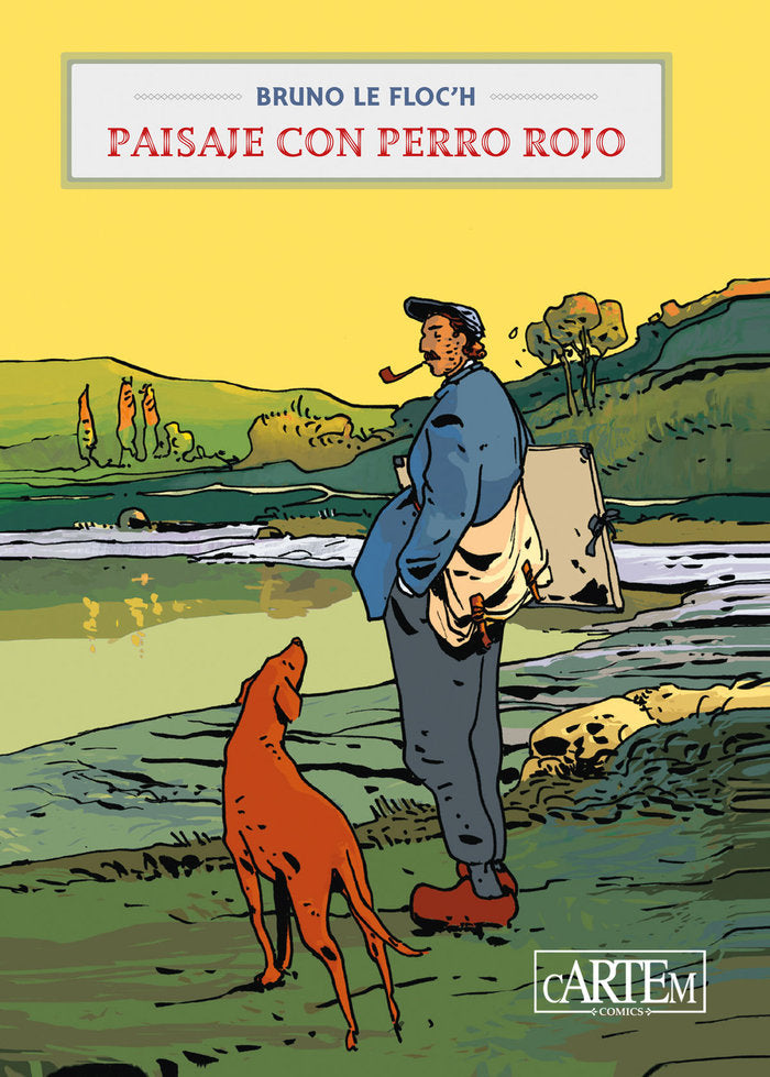 PAISAJE CON PERRO ROJO, de LE FLOC'H, BRUNO | portada del libro