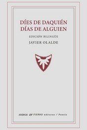 DIES DE DAQUIEN/DIAS DE ALGUIEN, de OLALDE, JAVIER | portada del libro