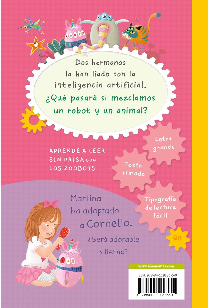 APRENDE A LEER SIN PRISA CON LOS ZOOBOTS (6) MARTINA Y CORNELIO, EL LIO DEL DECI, de CLEMENTE, EVA | portada del libro