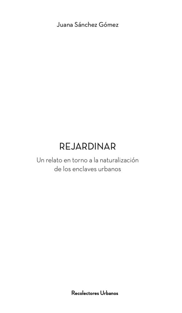 REJARDINAR, de Sánchez Gómez, Juana | portada del libro