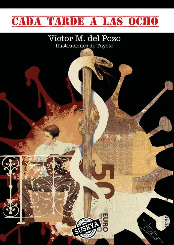 Cada tarde a las ocho, de Del Pozo, Víctor Manuel | portada del libro