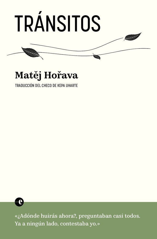 Tránsitos, de , Horava, Matej | portada del libro