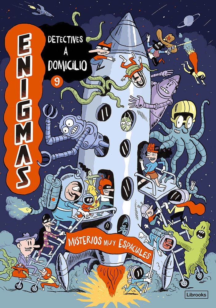 ENIGMAS. DETECTIVES A DOMICILIO 9. MISTERIOS MUY ESPACIALES, de MARTIN, PAUL | portada del libro