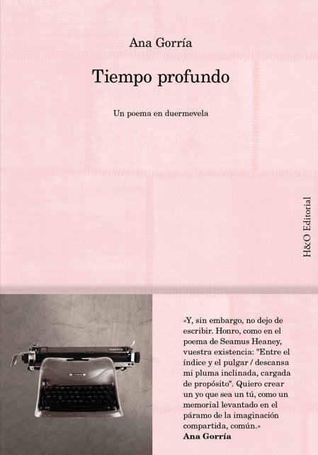 Tiempo profundo, de GORRIA | portada del libro