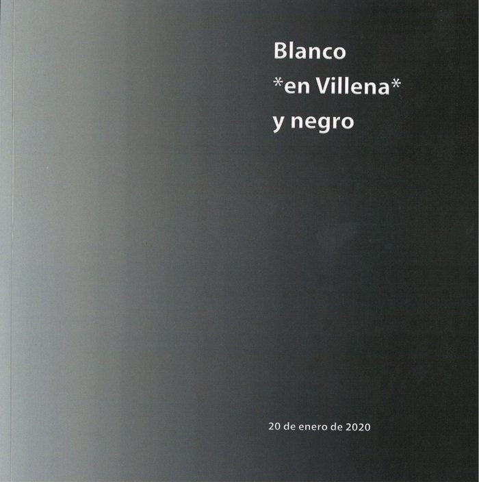 Blanco *en Villena* y negro, de ALIAGA ARNEDO, ANA MARY | portada del libro