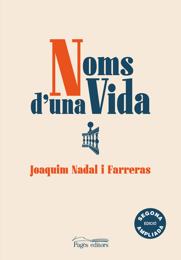Noms d'una vida, de NADAL FARRERAS, JOAQUIM | portada del libro